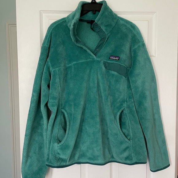 Patagonia Teal Pullover Jacket - Size XL - Picture 1 of 4